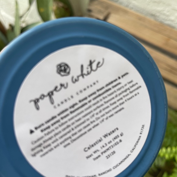 Sale‼️Celestial Waters Scented Candle by Paper White -14.3 oz - Picture 6 of 11